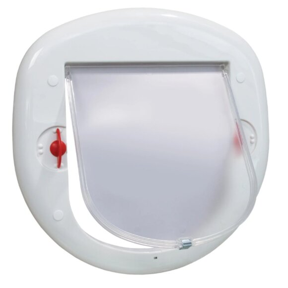 Locking Pet door for Small Pets Cats and Small Breed Dogs 0-25 lbs - Picture 2 of 6